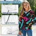 thumbnail image 7 of POLERO 6-7 Years Boys Zip Up Hoodies Kids Color Graffiti Graphic Hooded Sweatshirt with Pockets Casual Winter Jackets, 7 of 7