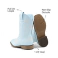 thumbnail image 2 of DREAM PAIRS Girls' Cowboy Boots, Mid Calf Western Cowgirl Boots with Floral Embroidery for Toddler, Little & Big Kids, 2 of 6
