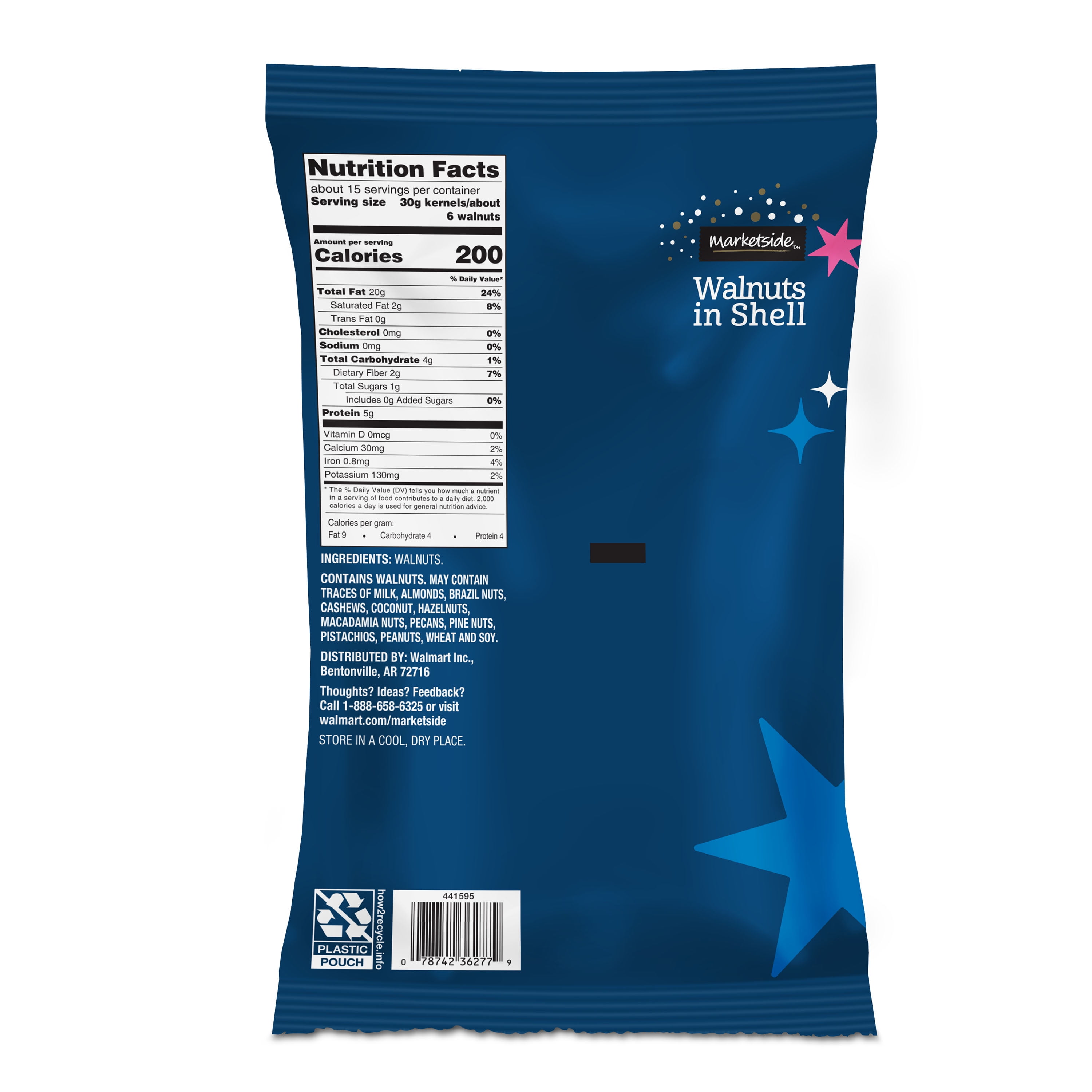 Marketside In-Shell Walnuts, 16 oz