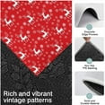 thumbnail image 3 of Red Christmas Reindeer Pattern Kitchen Rugs Sets Of 3,Kitchen Runner Rugs Non Skid Washable,Decorative Kitchen Floor Mats for Kitchen,Sink,Laundry,17"x30"+ 17"x47" + 17"x59", 3 of 6