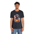 thumbnail image 4 of Autumn Pup: Dachshund & Pumpkins Tee - Unisex Jersey Short Sleeve Tee, 4 of 4