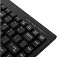 thumbnail image 4 of ACK-595 - MINI KEYBOARD WITH EMBEDDED NUMERIC KEYPAD (PS/2, BLACK), 4 of 7