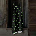 thumbnail image 7 of Womens Halloween Graphic Jumpsuits Pumpkin Ghost Print Rompers Casual Sleeveless Wide Leg Jumsuits, Funny Cute Halloween Graphic Costume, Trendy Fall Clothes, Festival Party Outfits, Black L, 7 of 7