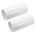 thumbnail image 1 of Uxcell Straight Inline Duct Connector, 2Pcs Plastic Dryer Hose Connector Pipe Fitting Adapter Coupling 5", 1 of 6