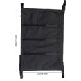 thumbnail image 3 of yingyy Car Ceiling Net Pocket Space-Saving Roof Storage Bag Sundries Netting Rack Organizer Removable RV Trucks Accessories Mesh Black Nylon, 3 of 6