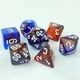 thumbnail image 4 of Juego de 7 dados de fantasía, dados poliédricos grabados en colores lisos surtidos, para juegos Estilo B, 4 of 6