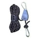 thumbnail image 1 of Cuerda reflectante de la línea de sujeción de la tienda de 6 mm x 5 m | Sistema de poleas metálicas ajustables | Cuerda de nylon con revestimiento reflectante para acampar Lonas de senderismo Toldos, 1 of 3