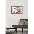 thumbnail image 2 of Hello Kitty - Retro Rainbow Wall Poster, 14.725" x 22.375", Framed, 2 of 6