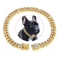thumbnail image 1 of Collar Cubano Para Mascotas, Cadena Con Forma De Diamante Pa, 1 of 3