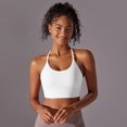 thumbnail image 1 of Nuevo Sujetador deportivo para Yoga, Top corto para mujer, gimnasio, Fitness, entrenamiento, correr, ropa deportiva, chaleco sólido de secado rápido, ropa interior ajustada, 1 of 5