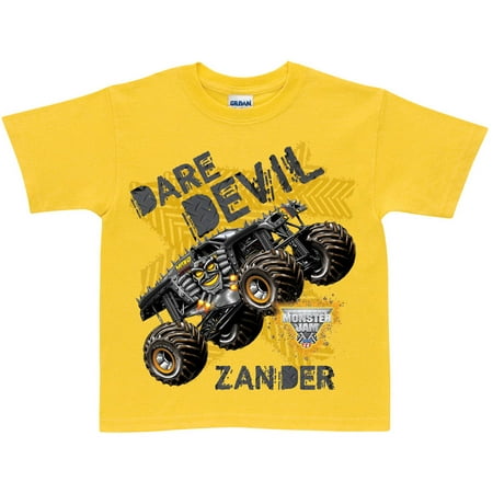 Personalized Monster Jam Max-D Dare Devil Toddler Boys' T-Shirt,