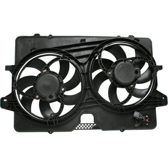 Cooling Fan Assembly Compatible with FORD ESCAPE 2008-2012 2.3L/2.5L Engine Dual Fan