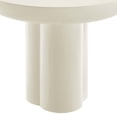thumbnail image 5 of Caspian 40" Round Concrete Dining Table in White, 5 of 10