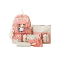 thumbnail image 3 of Bolsa Moda mujer Hit Color mochila cordón bolsillo lona 5 uds compuestas Tmvgtek Para Estrenar, 3 of 8