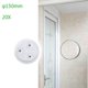 thumbnail image 1 of (White, 150 mm) 20x magnifying make-up mirror with suction cups, portable bathroom shower mirror for detailed make-up and skin care up close, Make-up, 1 of 5
