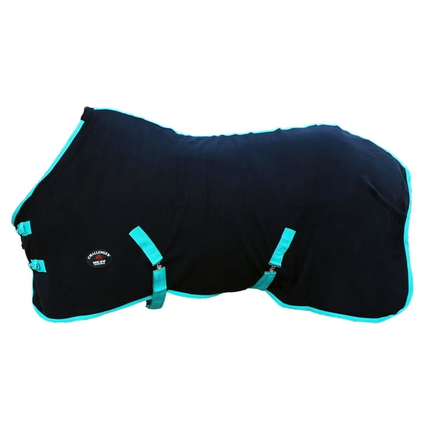 Horse Exercise Sheet Polar FLEECE COOLER Blanket Wicks Moisture Turquoise 4350