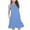 Blue, variant on ameIAEA Girls Summer Casual Tank Dress Kids Sleeveless Loose Sundress with Pockets 5-15Years