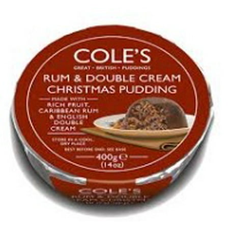 - Rum & Double Cream Christmas Pudding 400g- Fast