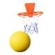 thumbnail image 3 of Balón de baloncesto silencioso con aro para entrenamiento en interiores, fácil de agarrar, espuma suave y flexible. amarillo talla 7, 3 of 9