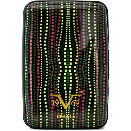 19V69 Italia Neon Beads RFID Blocking Wallet - Prevent Identity Theft