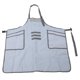thumbnail image 1 of Delantal ajustable con múltiples bolsillos para cocina, barbacoa, cocina, restaurante, cafetería, uniforme de trabajo, delantal para barbacoa, 1 of 5