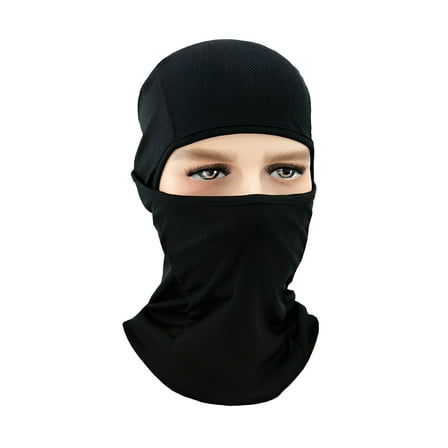TELOLY Bike Full Face Scarf Mask Ultra Thin Neck Ski Balaclava Mask