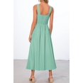 thumbnail image 3 of Vestido MEROKEETY Vestido midi sin mangas de verano 2025 para mujer, 3 of 8