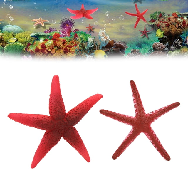 Estrella de Mar Decorativa ANGGREK Artificial No Tóxica Realista para Pecera