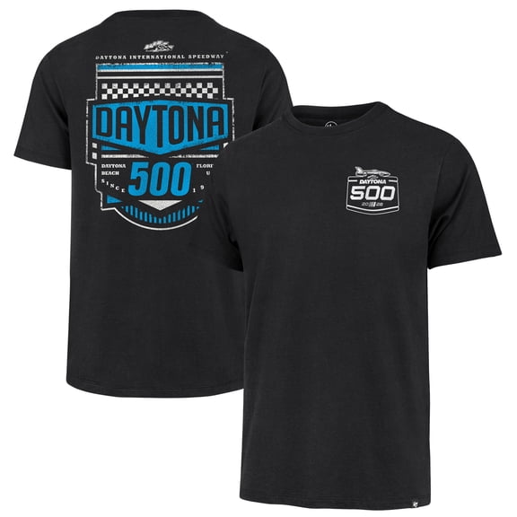 Men's '47 Black Daytona International Speedway Daytona 500 Franklin T-Shirt