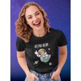 thumbnail image 2 of Astro Bear T-Shirt Women -Smartprints Designs, Female Medium, 2 of 4