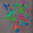 thumbnail image 3 of CafePress - Rainbow Hummingbird On Trumpet Vine T Shirt - Womens Comfort Colors® Shirt, 3 of 4