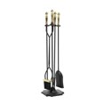 thumbnail image 1 of Minuteman International Concord 5pc Outils de Cheminée, Laiton Poli & Noir, 1 of 5