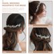 thumbnail image 3 of KAKOWELY Diadema de novia con perlas, accesorio para el cabello de boda, 3 of 4