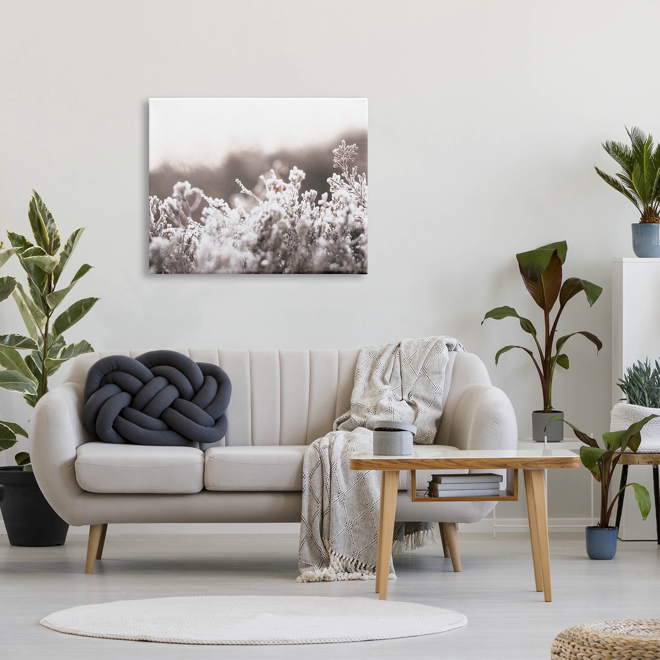 Stupell Industries Dainty Winter Blossoms Botanical Blooms Photograph Gallery Wrapped Canvas Print Wall Art, Design by Leah Straatsma