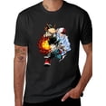 thumbnail image 1 of New Trio 1A tees black s for men Printed pattern short-sleeved shirt, 1 of 5
