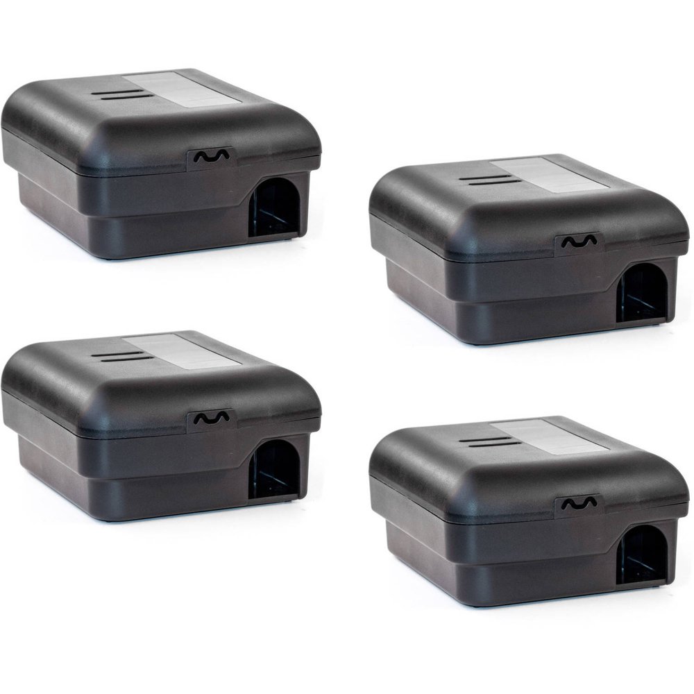 ALEKO 4MTS01BK No Touch Snap Trap Mice and Mouse Locked Box Trap Mouse