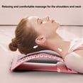 thumbnail image 4 of Back Stretcher Waist Trainer Adjustable Cervical Spine Lower Back Neck Pain Relief Massager Cushion Arch Lumbar Back Cracker Board Stretching Device, 4 of 8