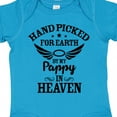 thumbnail image 4 of Inktastic Handpicked for Earth by My Pappy in Heaven with Angel Wings Boys or Girls Baby Bodysuit, 4 of 5