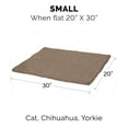 thumbnail image 3 of Furhaven Waterproof & Self-Warming Throw Blanket for Dogs & Indoor Cats, Washable & Reflects Body Heat - Soft-Edged Terry & Sherpa Dog Blanket - Espresso, Small, 3 of 11