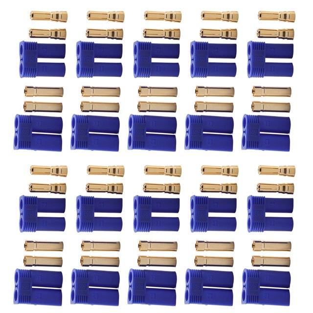 RC Battery Connectors, EC5 Connector Removable Pluggable Lightweight For Electronic Test Accessories