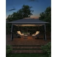 thumbnail image 3 of Tente Abri Instantané 12 X 12 Pi avec Moustiquaire, Installation en une Pression, Hauteur Réglable, Pavillon Extérieur avec Sacs de Sable, Résistant aux Intempéries pour Cour Arrière, Patio, Jardin, Kaki/marine/vert/rouge/gris, 3 of 8