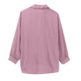 thumbnail image 5 of Oversized Tshirts Shirts for Women Transparent Anti Sunburn Shirt Long Sleeved Button Up Top Casual Loose Fitting Shirt for Summer Short Sleeve Women's Tops, Tees & Blouses, 5 of 7