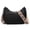 black, variant on FALAN MULE Small Crossbody Bags for Women Leather Triple Zip Shoulder Handbag with Adjustable Shoulder Strap