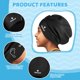 thumbnail image 3 of Gorro de baño Vanocat Kids extra grande para cabello largo, impermeable, 3 of 7
