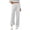 White, variant on Lined Pants Women Winter Thick Warm Thermal Pants Elastic High Waist Straight Leg Flared Bootcut Pants