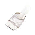 thumbnail image 2 of Zapatos de mujer Moda Color sólido Minimalista Sexy Tela de malla hueca Sandalias de tacones altos finos Wmkox8yii ytu714, 2 of 7