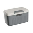 thumbnail image 4 of kowaku Lockable Storage Box Four Digit Password Versatile Large Spacious Household Portable Trunk Locking Container Bin Lockable Box Grey, 4 of 9