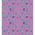 thumbnail image 3 of Ambesonne Blue and Pink Duvet Cover Set, Butterflies in Spring, 2-Calking, Multicolor, 3 of 7