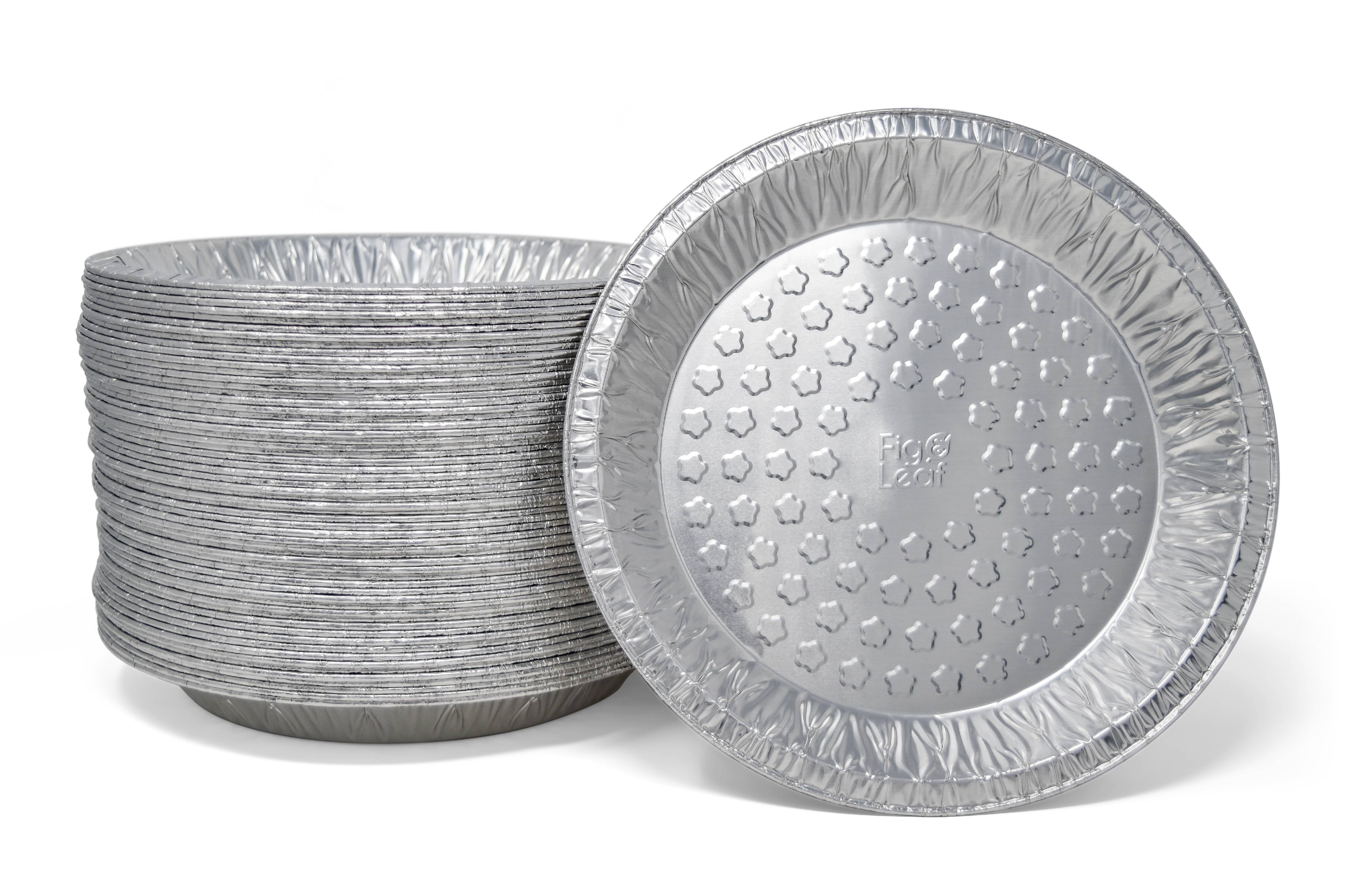 Fig Leaf 60 Pack Premium 9 Inch Pie Pans L 36 Gauge L Disposable 