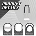 thumbnail image 3 of MELIVO Bike Lock,13.78" U Lock Bike,U Bicycle Lock Bike Locks,2.87lb, 3 of 7